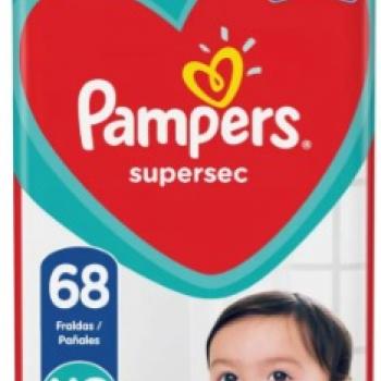 FRALDA PAMPERS SUP SEC HIPER XG 68 UN