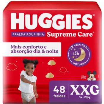 HUGGIES ROUPA SUPREME CARE XXG 48 UN