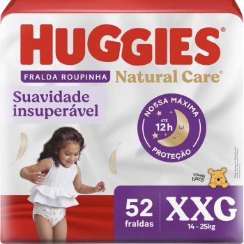 HUGGIES NATURAL CARE XXG 52 UN