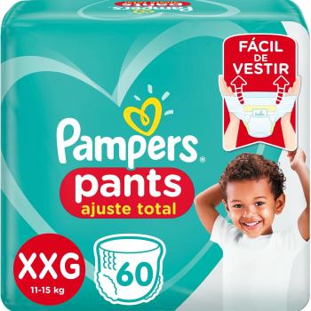 PAMPERS PANTS AJUSTE TOTAL XXG 60 UN