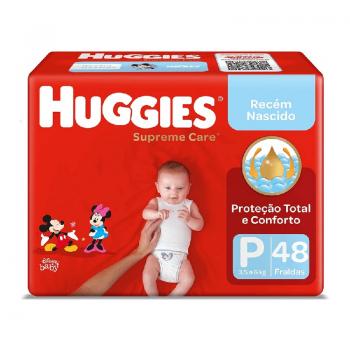 HUGGIES SUPREME CARE FITA P 48 UN