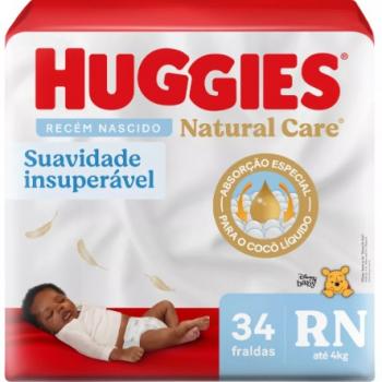 HUGGIES NATURAL CARE RN 34UN