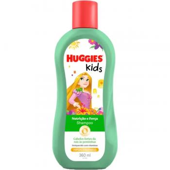 SHAMPOO HUGGIES NUTRIÇÃO E FORÇA RAPUNZEL 360ML