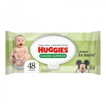 LENÇO UMED HUGGIES HIG SUPERIOR 48UN