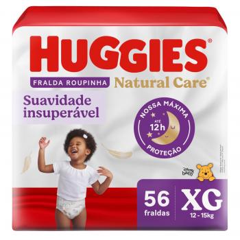 HUGGIES NATURAL CARE XG 56UN
