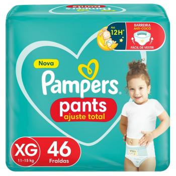PAMPERS PANTS AJUSTE TOTAL XG 46 UN