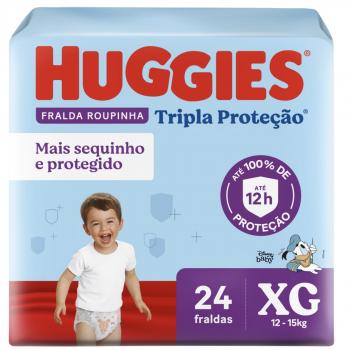 HUGGIES ROUPA TRIPLA PROTEÇÃO XG 24 UN