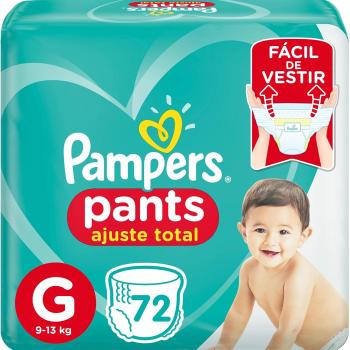 PAMPERS PANTS AJUSTE TOTAL G 72 UN