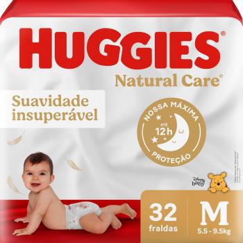 HUGGIES NATURAL CARE M 32UN