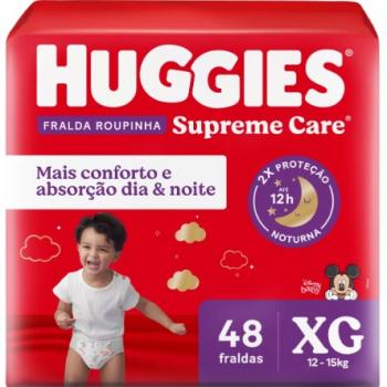 HUGGIES ROUPA SUPREME CARE XG 48 UN