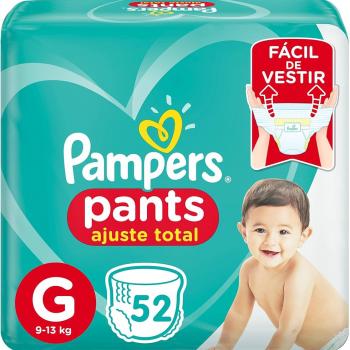 PAMPERS PANTS AJUSTE TOTAL G 52 UN