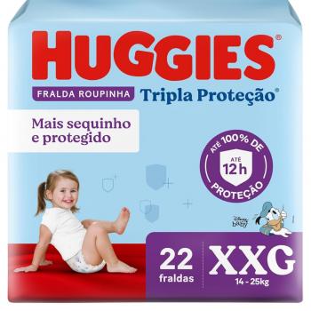 HUGGIES ROUPA TRIPLA PROTEÇÃO XXG 22 UN