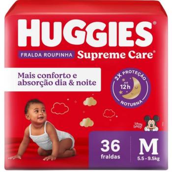HUGGIES ROUPA SUPREME CARE M 36 UN