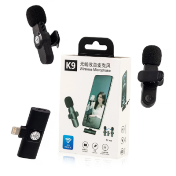 Microfone Lapela Lightning Dongle 2.4ghz MIC-30074 K9