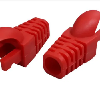 Capa Vermelho Para Conector RJ45 Storm