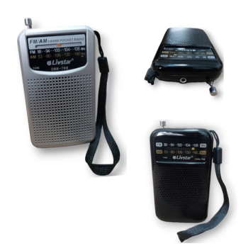 Mini Radio 1w Am/Fm/Aux -798 LivStar