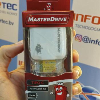 Carregador Tipo-C 10w Fonte 2 Usb + Cabo 1m M18/03 MasterDrive