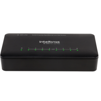 Switch 8 Portas /100 Fast Com Anti-Surto SF800 Q ULT 159009 Intelbras