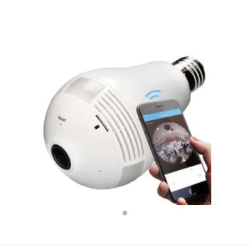 CAMERA INTERNA WIFI HD 360º LAMPADA VR CAM