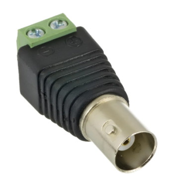 Conector Bnc Jack Macho Com Borne Alm