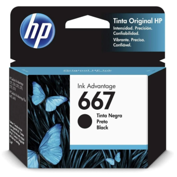 Cartucho 667 Preto Hp