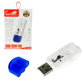 Receptor De Musica Wireless Usb Para Caixa De Som EL-1830 EletroMex