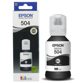 Refil Tinta 504 Preto 127ml Epson