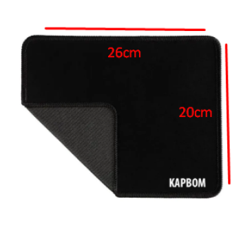 Mousepad Pequeno Preto -1001 Kapbom