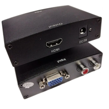 Conversor Vga x Hdmi Com Fonte Audio R/L -4112 It-Blue