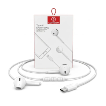 Fone Auricular Com Fio Tipo-C 1.3m -750 Kapbom