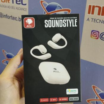 Fone Conduçao Ossea Vibraçao Bluetooth SoundStyle -D02 ASL