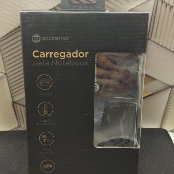 CARREGADOR UNIVERSAL PARA NOTEBOOK 90W 8P 48418 GOLDENTEC