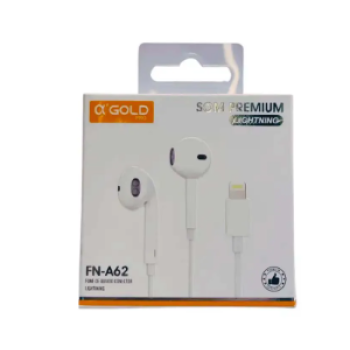 Fone Auricular Com Fio Lightning FN-A62 A'Gold