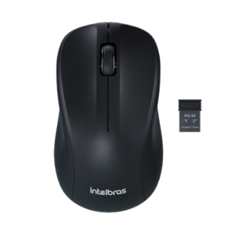 Mouse Sem Fio Dongle 2.4ghz Preto MSI50 Intelbras