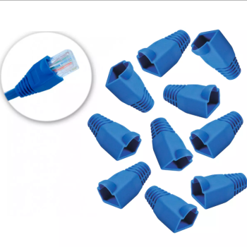 Capa Azul Para Conector RJ45 Storm