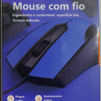 Mouse Com Fio Usb 1.2m 1200 Dpi IN-20057 Invas