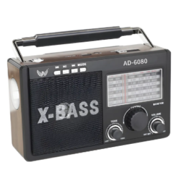 RADIO 3W BLUETOOTH FM AM SD PD LANTERNA (AD-6080) LTOMEX