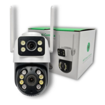 Camera Interna Wifi FHD 360° 2 Cameras P4 Ethernet Viewing A28B