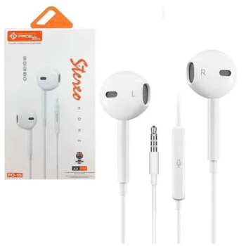 FONE INTRA-AURICULAR COM FIO P3 1.2M ESTEREO F0-15 PMCELL