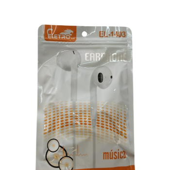 Fone Auricular Com Fio P3 -1403 EletroMex