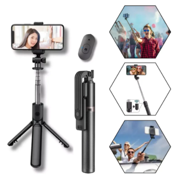 Pau De Selfie Bluetooth e Suporte Celular Mesa -ZP108 Kapbom