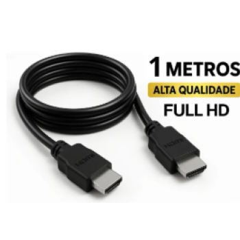 Cabo De Video HDMI 1M Preto Kapbom