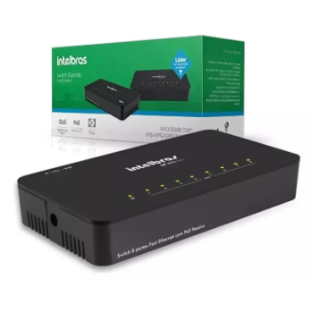 Switch 8 Portas /100 PoE SF800Q+ Intelbras