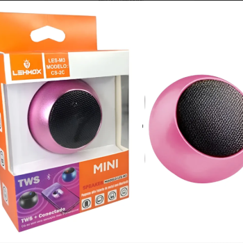 CAIXA SOM MINI BLUETOOTH TWS (LES-M3) LEHMOX