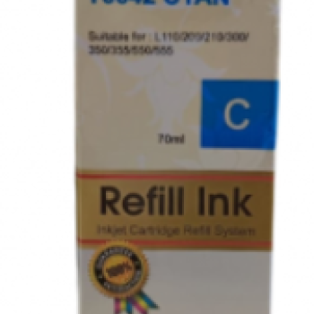 REFIL DE TINTA COMPATIVEL EPSON COLOR T664220 CIANO 70ML