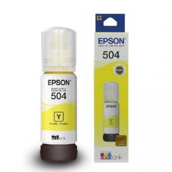 Garrafa de Tinta Epson 504 70ml Amarelo