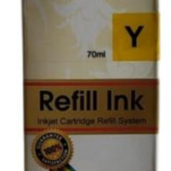 REFIL DE TINTA COMPATIVEL EPSON COLOR T504420 T544420 AMARELO 70ML