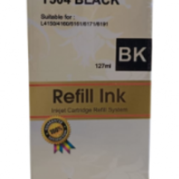 REFIL DE TINTA COMPATIVEL EPSON COLOR T504120 T544120 PRETO 127ML