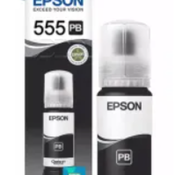 Garrafa de Tinta Epson 554 555 70ml PRETO BK pigmentada