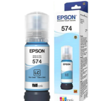 Garrafa de Tinta Epson 574 70ML LIGHT CIANO